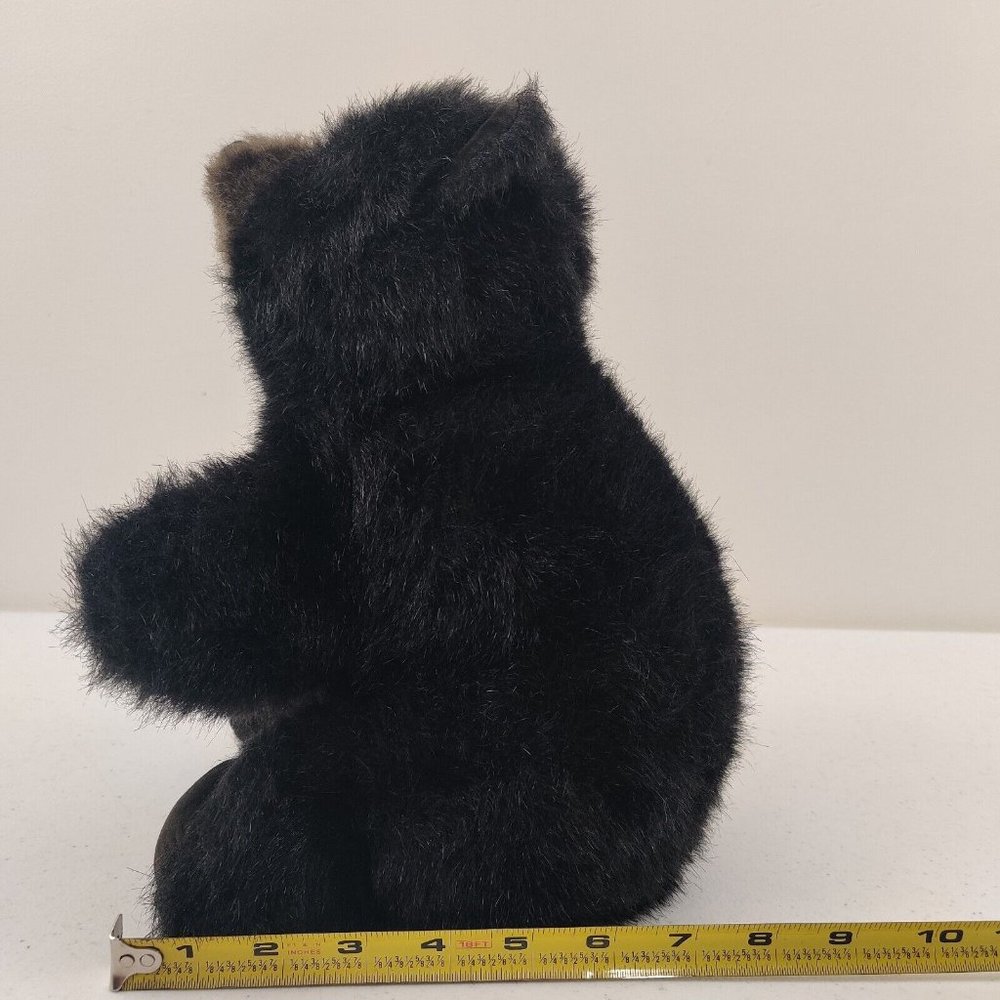Vintage Folkmanis Furry Folk Baby Black Bear Hand Puppet  Cub Plush - Picture 10 of 10